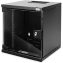 Kompaktowa szafka sieciowa Digitus DN-10-06U-B, 10” 6U czarna 330x312x300mm, 30kg