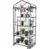 Mini Szklarnia ogrodowa i balkonowa z 4 półkami 69×49×157 cm
