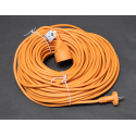 Przedłużacz ogrodowy 40m 16A H05VV-F 2x1,5mm² pomarańczowy – Zenitech
