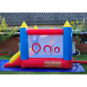 Dmuchany zamek Ballsea dla dzieci –trampolina, zjeżdżalnia, koszykówka, dmuchawa