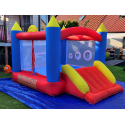 Dmuchany zamek Ballsea dla dzieci –trampolina, zjeżdżalnia, koszykówka, dmuchawa