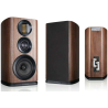 Wharfedale EVO 4.2 – Kolumny Podstawkowe Hi-Fi 3-Drożne AMT Kevlar, Orzech