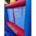 Dmuchany zamek Ballsea dla dzieci –trampolina, zjeżdżalnia, koszykówka, dmuchawa