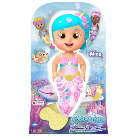 Bloopies Shimmer Mermaids syrenka lalka, zabawka do wody