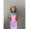 LALKA BARBIE księżniczka fioletowa sukienka HGR02