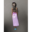 LALKA BARBIE księżniczka fioletowa sukienka HGR02
