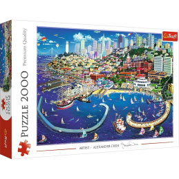 Trefl Zatoka San Francisco Puzzle 2000 elementów