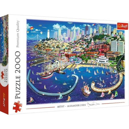 Trefl Zatoka San Francisco Puzzle 2000 elementów