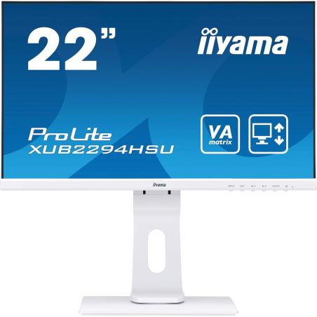Monitor iiyama ProLite XUB2294HSU-W1 21,5" Full HD biały