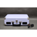 PRIXTON VC400 Fioletowy, gramofon, walizka