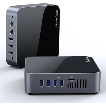 DREAMQUEST Mini PC INTEL N95 - Komputer 16GB RAM 512GB SSD - Wydajny i Kompaktowy