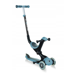 Globber Go Up Deluxe 3w1 - Hulajnoga Rozwojowa Ash Blue