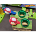 Tor Wyścigowy Hot Wheels Mario Kart – Mega Zestaw z Pojazdem Mario i Wieżą Zamku Peach
