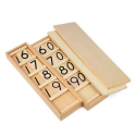 Tablice Edukacyjne Seguina do Nauki Liczb Dwucyfrowych Montessori