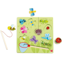 Puzzle drewniane GOULA magnetyczne owady 2+