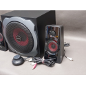 Głośniki komputerowe Gaming Trust, czarno - czerwone 120W