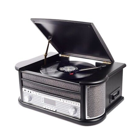 Gramofon Denver MRD-51 Retro CD Kasety USB Radio FM DAB