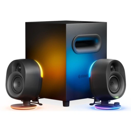 Głośniki SteelSeries Arena 7 2.1 RGB Subwoofer 100dB USB AUX BT PS5 PC