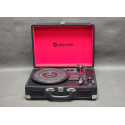 Denver VPL-120 – gramofon walizkowy USB, digitalizacja MP3, retro design, głośniki