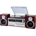 Trevi TT 1072 DAB – gramofon retro z CD, MP3, USB, SD, Bluetooth, radio DAB+ FM, 25W