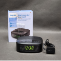Philips TAR3205/12 – radiobudzik FM, podwójny alarm, timer snu, kompaktowy