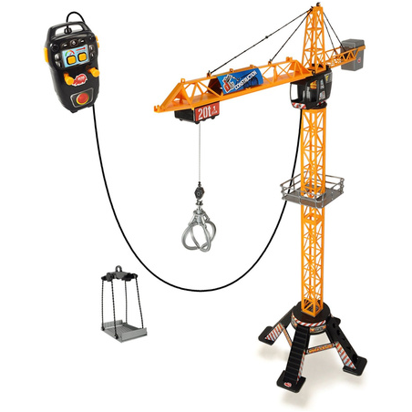 Dickie Toys Mega Crane 120 cm Dźwig RC z dźwiękiem + pilot