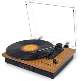 PRIXTON Studio – Gramofon Vintage z Bluetooth, USB, SD i Radiem FM
