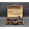 Gramofon PRIXTON VC400 walizka, Bluetooth, Radio, USB, MicroSD, Drewno