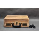 Gramofon PRIXTON VC400 walizka, Bluetooth, Radio, USB, MicroSD, Drewno
