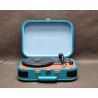 Gramofon PRIXTON VC600 Bluetooth, Radio, USB, Niebieski
