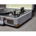 Gramofon PRIXTON VC400 walizka, Bluetooth, Radio, USB, MicroSD, Szary