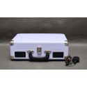 Gramofon PRIXTON VC400 walizka, Bluetooth, Radio, USB, MicroSD, Fioletowy