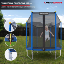 Trampolina Ultrasport Ø183 cm z siatką, mata UV, max 100 kg – bezpieczna zabawa