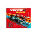 Tor wyścigowy Scalextric Compact 5,6 m + 2 auta F1 1:43 Turbo
