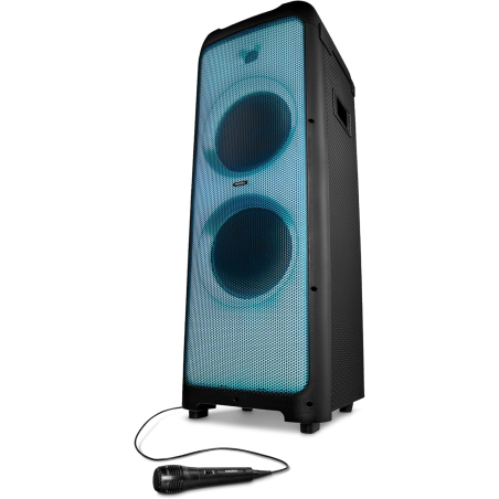 MEDION X61200 – głośnik 160 W, mikrofon, karaoke, DJ pad, LED, Bluetooth, TWS