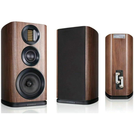 Wharfedale EVO 4.2 – Kolumny Podstawkowe Hi-Fi 3-Drożne AMT Kevlar, Orzech