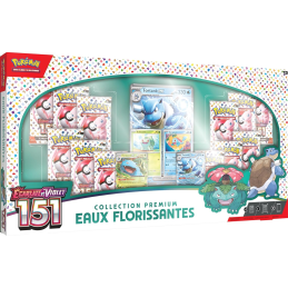 Pokémon TCG Blooming Waters Premium Collection – 12 boosterów + karty promo