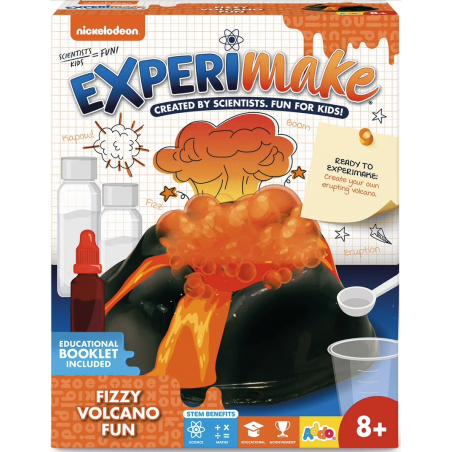 Nickelodeon Experimake – Eksperyment WULKAN Fizzy Volcano Fun dla dzieci 8+