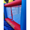 Dmuchany zamek Ballsea dla dzieci –trampolina, zjeżdżalnia, koszykówka, dmuchawa