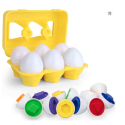 Little Lot Shape Sorting Eggs – sorter kształtów i kolorów, 6 jajek edukacyjnych