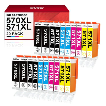 Glliter 570XL/571XL – kompatybilne wkłady atramentowe do Canon PIXMA