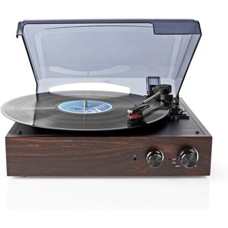 Gramofon NEDIS TURN 220BN Brązowy