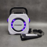 Zestaw KARAOKE Dynasonic DK-201, 2 mikrofony BLUETOOTH USB SD RADIO FM