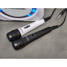 Zestaw KARAOKE Dynasonic DK-201, 2 mikrofony BLUETOOTH USB SD RADIO FM