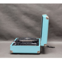 Gramofon PRIXTON VC400 walizka, Bluetooth, Radio, USB, MicroSD, Niebieski