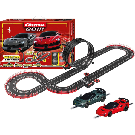 CARRERA GO!!! Ferrari 5.3m Tor samochodowy wyścigowy + 2 auta 20062578UK