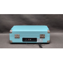 Gramofon PRIXTON VC400 walizka, Bluetooth, Radio, USB, MicroSD, Niebieski