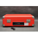 Gramofon PRIXTON VC400 walizka, Bluetooth, Radio, USB, MicroSD, Czerwony
