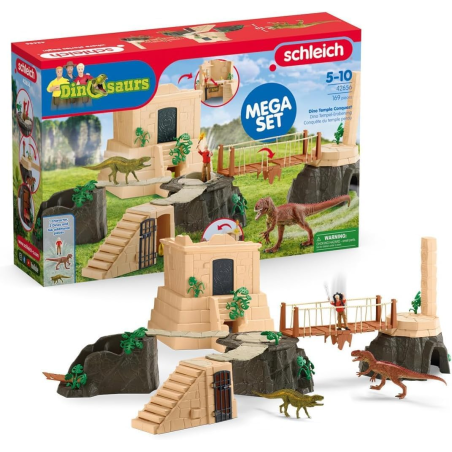 Schleich Dinosaurus - Wyprawa do Świątyni Dinozaurów Wielki zestaw 42656