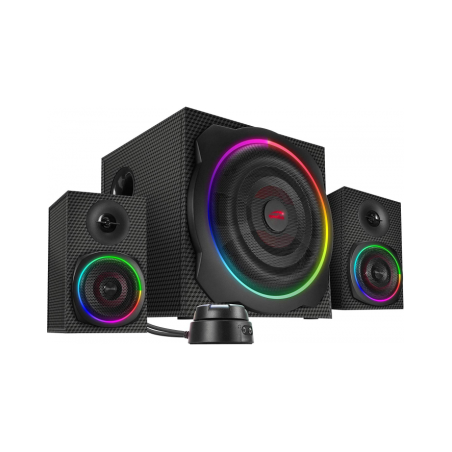 Głośniki Speedlink Gravity Carbon RGB 2.1 60W Bluetooth Subwoofer Pilot